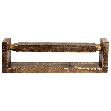 Homestead Collection Towel Rack, Stain and Clear Lacquer Finish