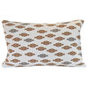 Dwell Studio Lumbar Pillow in Brown and Grey