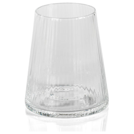 Benin Taper Up Textured All Purpose Glasses, Set of 4