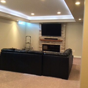 Novi Traditional Finished Basements