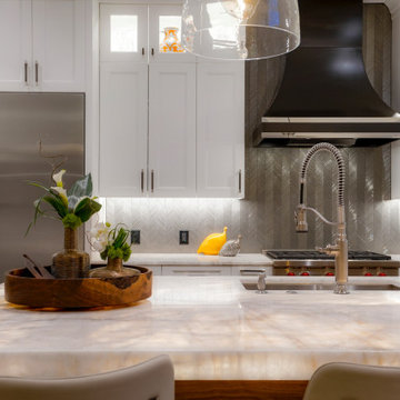 E. Vassar Ave - White Underlight Kitchen