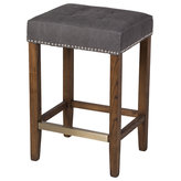 Austin Furniture - Ash Frost Gray Stool, Counter Height - Sold As 1 Unit