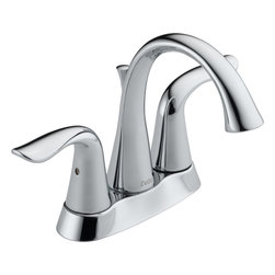 Delta Lahara&reg; Two Handle Centerset Lavatory Faucet - Bathroom Sink Faucets