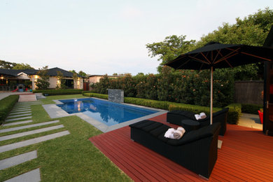 Photo of a contemporary pool in Perth.
