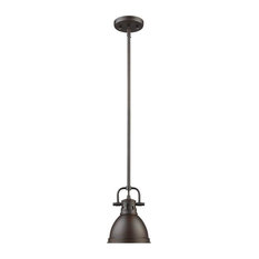 Golden Duncan Mini Pendant with Rod 3604-M1L RBZ-RBZ - Rubbed Bronze