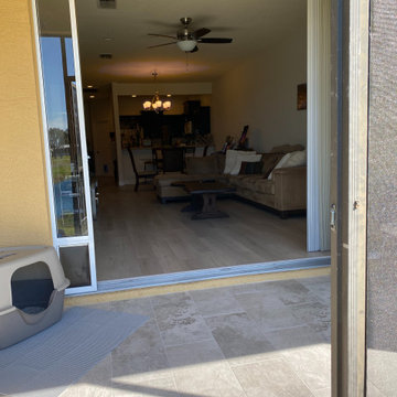 Residential | LVP Quincy Oaks & Tile Slate White