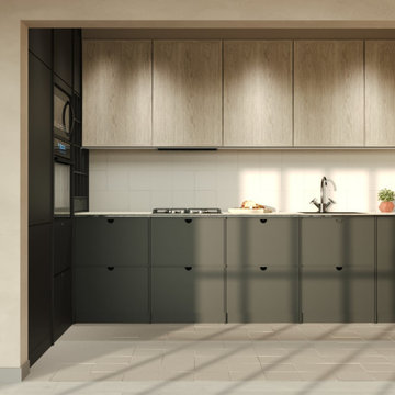 Modern & Retro Kitchen