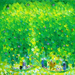 Flower boats - Paintings