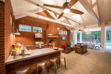 Elegant home design photo in Atlanta
