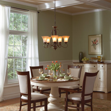Quoizel DH5005PN Duchess Palladian Bronze 5 Light Chandelier