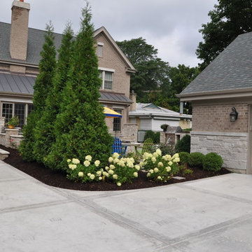 Western Springs - Entry Sidewalk & Outdoor Living Patio