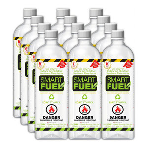 Smartfuel Liquid Bio Ethanol Fuel For Fireplaces 12 Pack