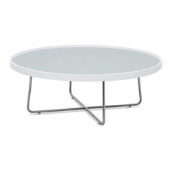 213E - MODERN WHITE COFFEE TABLE - Coffee Tables