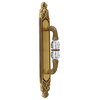 Amberes Antique Brass Door Pull Handle On Plate 16" W/Swarovski . One piece.