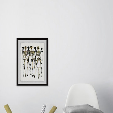 "Golden Bones" Framed Painting Print