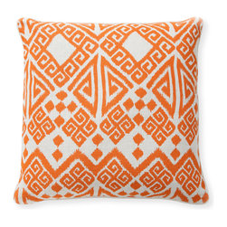 Tangier Orange Decorative Pillows - Decorative Pillows