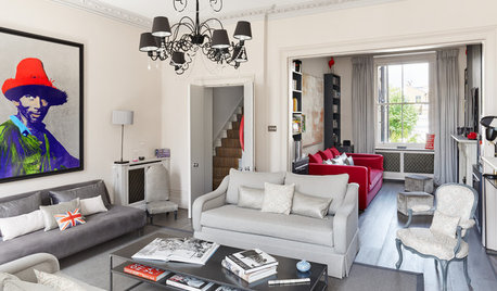 Houzz Tour: Neon Brights Mix With Classic Style in a London Home
