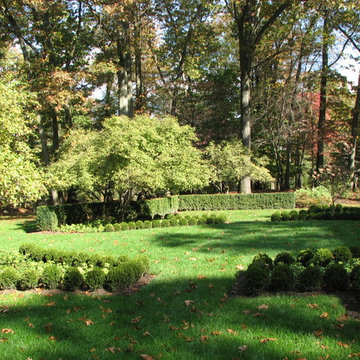 French-inspired Boxwood Parterre Garden