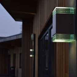 Acier Beacon Pillar LED Wall Light - Wall Lights