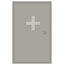 9"W X 15"H Lockable Series Surface Mounted Satin Stainless Steel Cabinet