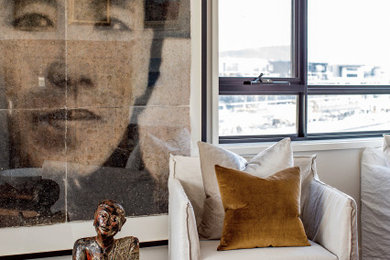 Inspiration for a contemporary living room in Canberra - Queanbeyan.