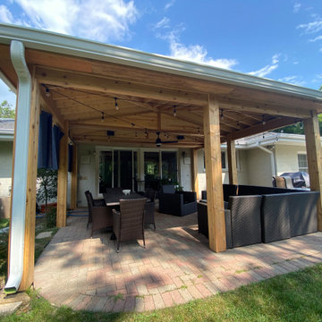 Open Porch with Hip Roof in Lake Forest, IL
