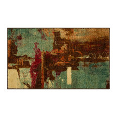 Aqua Fusion Rug, 2'6"x3'10"