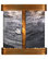 Aspen Falls Water Fountain, Black Spider Marble, Rustic Copper, Round