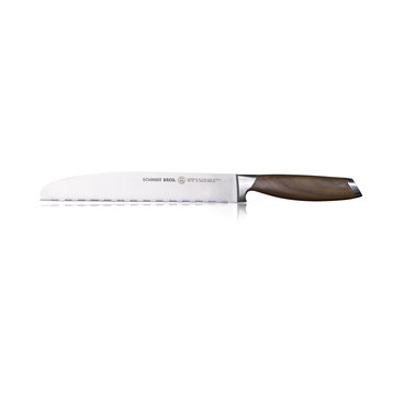 Schmidt Brothers Cutlery Bonded Teak Bread Knife, 8.5"
