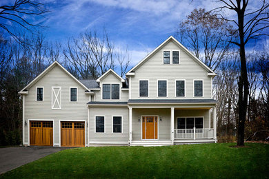 Farmhouse exterior home idea in Boston