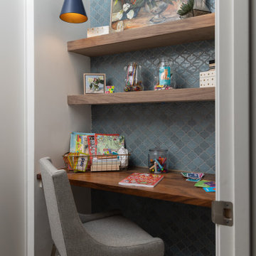 The Basement Makes a Statement: Pantry/Office