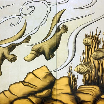 Verre Eglomise Murals