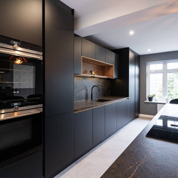 Black Nobilia Kitchen in Hughendon Valley