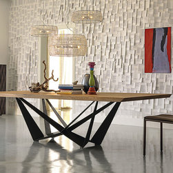 Skorpio Wood Dining Table by Cattelan Italia - $4,893.00 - Dining Tables
