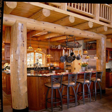 Log Home Kitchens