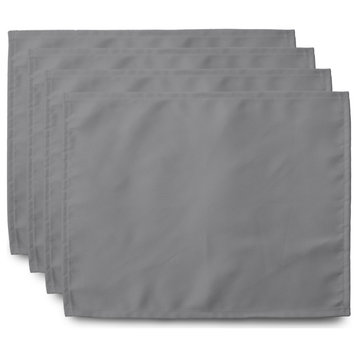 Solid Placement, Set of 4, Classic Gray