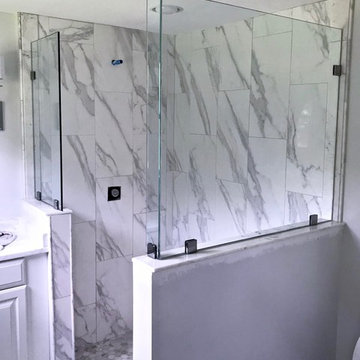 Frameless shower glass - Fixed Panels