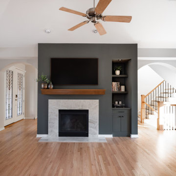 A Nature-Inspired Kitchen & Living Room with Natural Quarter-Sawn White Oak