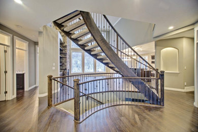 This is an example of a staircase in Calgary.
