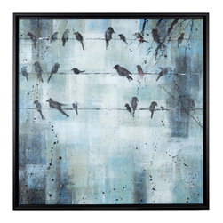 Birds on a Wire - Paintings