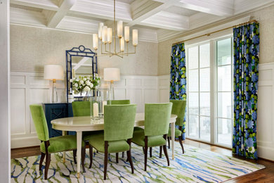 Example of a transitional dining room design in DC Metro