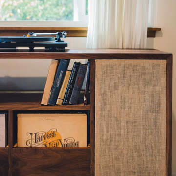 Record Player Credenza