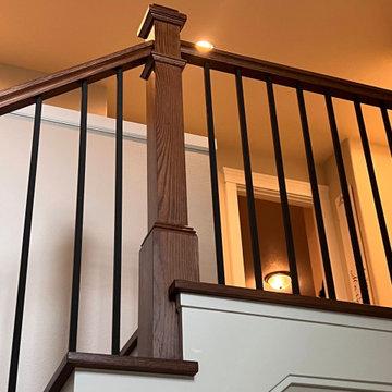 Modern White Oak Stair Remodel 2022