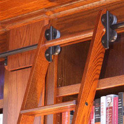 Rolling Library Ladder - Ladders And Step Stools