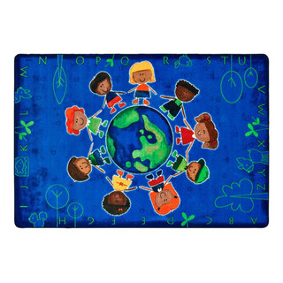 Give the Planet a Hug Rug, 8'x12' - Contemporary - Kids Rugs - by Uber ...