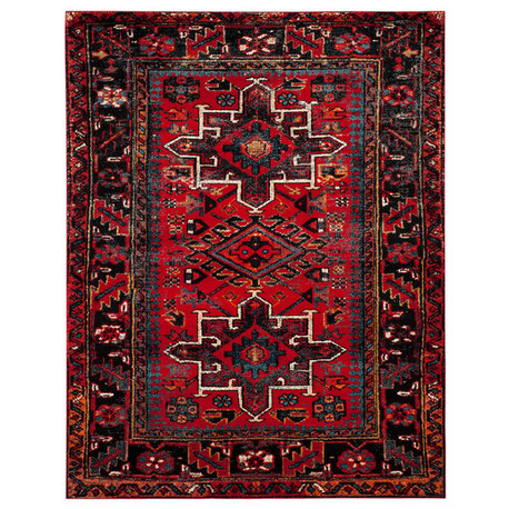 Safavieh Vintage Hamadan Collection VTH211 Rug, Red/Multi, 10'6"x14'