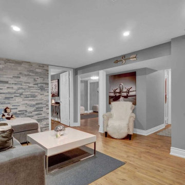 Fresh basement space