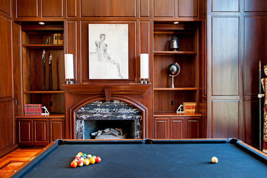 Family room - traditional family room idea in Other