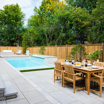 Contemporary backyard in Beaconsfield