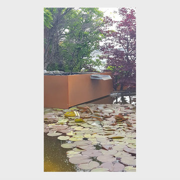 Les effets CORTEN - Jardinières sur mesure en métal thérmolaqué